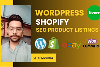 add product listing on ebay, shopify and woocommerce