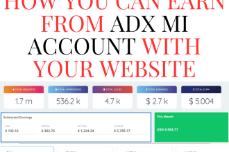 teach you how you can earn through adx mi accounts