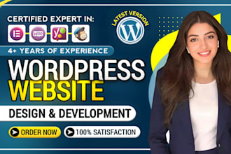 design a custom, professional, and responsive wordpress website