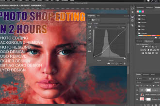 do photoshop editing, expert, background remove, face swap, logo recreate