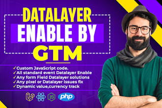 setup custom or shopify lifetime datalayer for pixel setup with tag manager