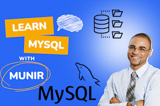 teach sql, mysql and databases from basic to advance level
