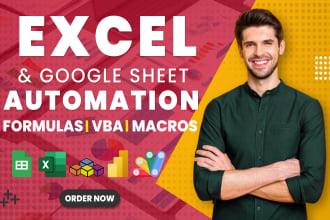urgently create dashboards with excel vba or google sheets apps script