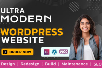 design, redesign, or revamp wordpress responsive website