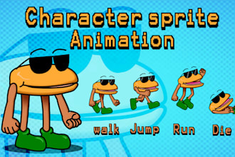 design character and sprite animations