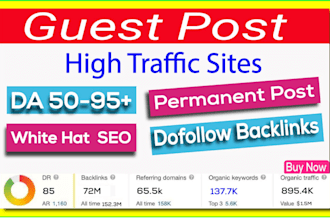 do high da guest posting with dofollow backlinks on da90 websites