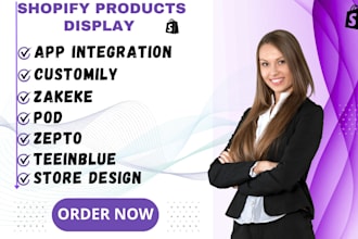 design shopify product customizer 2d 3d zepto zakeke customify teeinblue setup