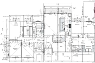 draw and plan home renovation additions blueprint for permit