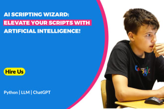 write ai powered automation script for business