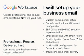 setup gsuite google workspace within 1 hour
