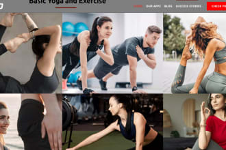 design therapy and yoga website