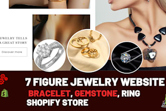 build jewelry shopify store jewelry accessories diamond ring jewelry website