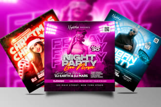 pro club flyer, party, event flyer, motion flyer