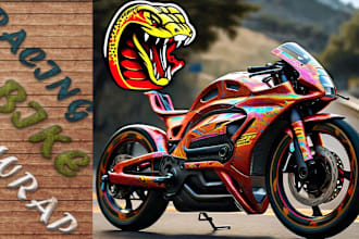 design professional and eye catching custom racing motorcycle wrap, bike wrap