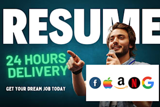 deliver you an interview ready resume in 24 hours