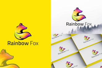 do custom modern business logo design and branding kit