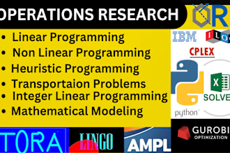 do operations research and linear programming for optimization