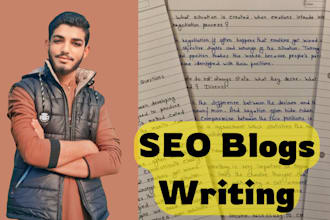 do SEO article writing, blog post writing, website content writing, copywriting