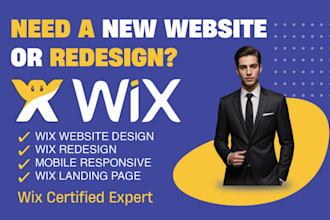 do wix website redesign, wix website design or redesign wix website