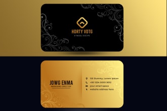design trendy business card, visiting card, name card