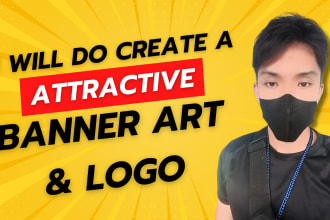 design facebook cover, youtube banner or logo
