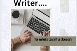 write SEO website content and blog post