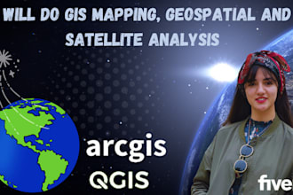 do spatial analysis, gis mapping, arcgis and qgis maps
