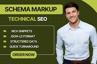 setup schema markup, rich snippet, structured data for all websites