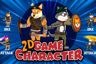 do character design sprite sheet animation