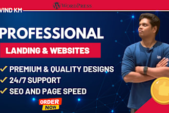 design and build a professional wordpress website