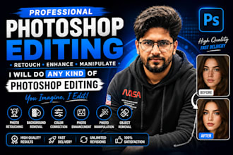 be your expert adobe photoshop editor and manipulation