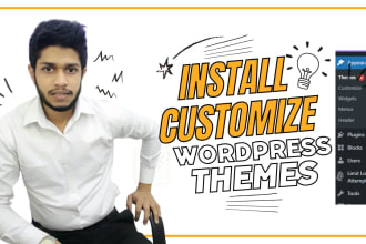 install and customize astra,oceanwp,divi wordpress themes