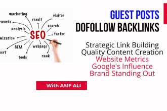 write and publish 10 high quality dofollow guest posts