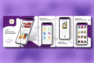 make elegant app screenshots for app store or play store