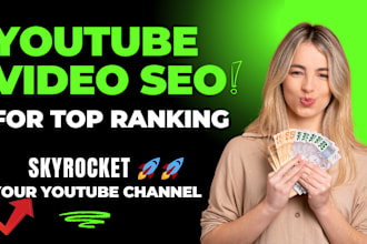 be your certified youtube channel manager and yt seo expert