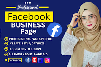 create and setup professional facebook business page