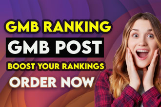 do 30 gmb posts with geotagged images for 3 packs google maps ranking