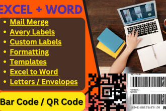 create mail merge, templates, labels and document formatting
