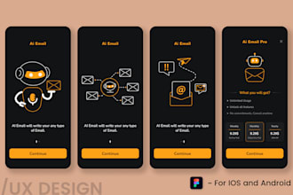 design splash screen and onboarding screens for mobile apps