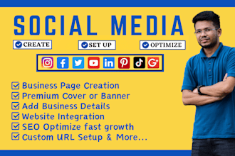 create and set up social media business page