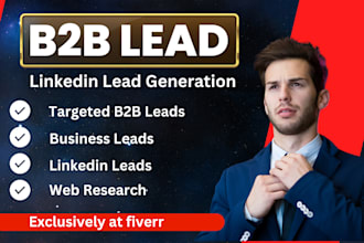 do targeted b2b linkedin lead generation, business database, email list