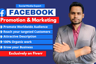 do organic facebook marketing and group promotion