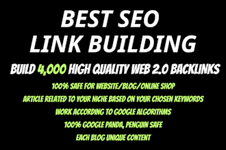 link building SEO contextual backlinks for google ranking