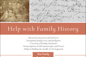 genealogy research for your family tree