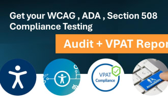 create wcag vpat report ada section 508 compliance