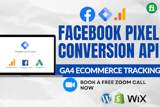 fix or setup google analytics 4, ga4 ecommerce tracking, ads conversion tracking