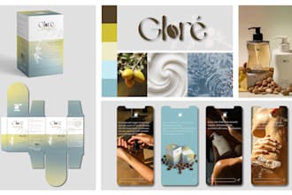 design a health and wellness logo and branding kit