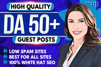 write and publish high da guest posts with SEO dofollow backlinks