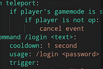 code whatever you wish using skript