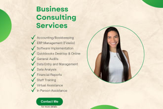 perform full cycle bookkeeping, erp software and audits